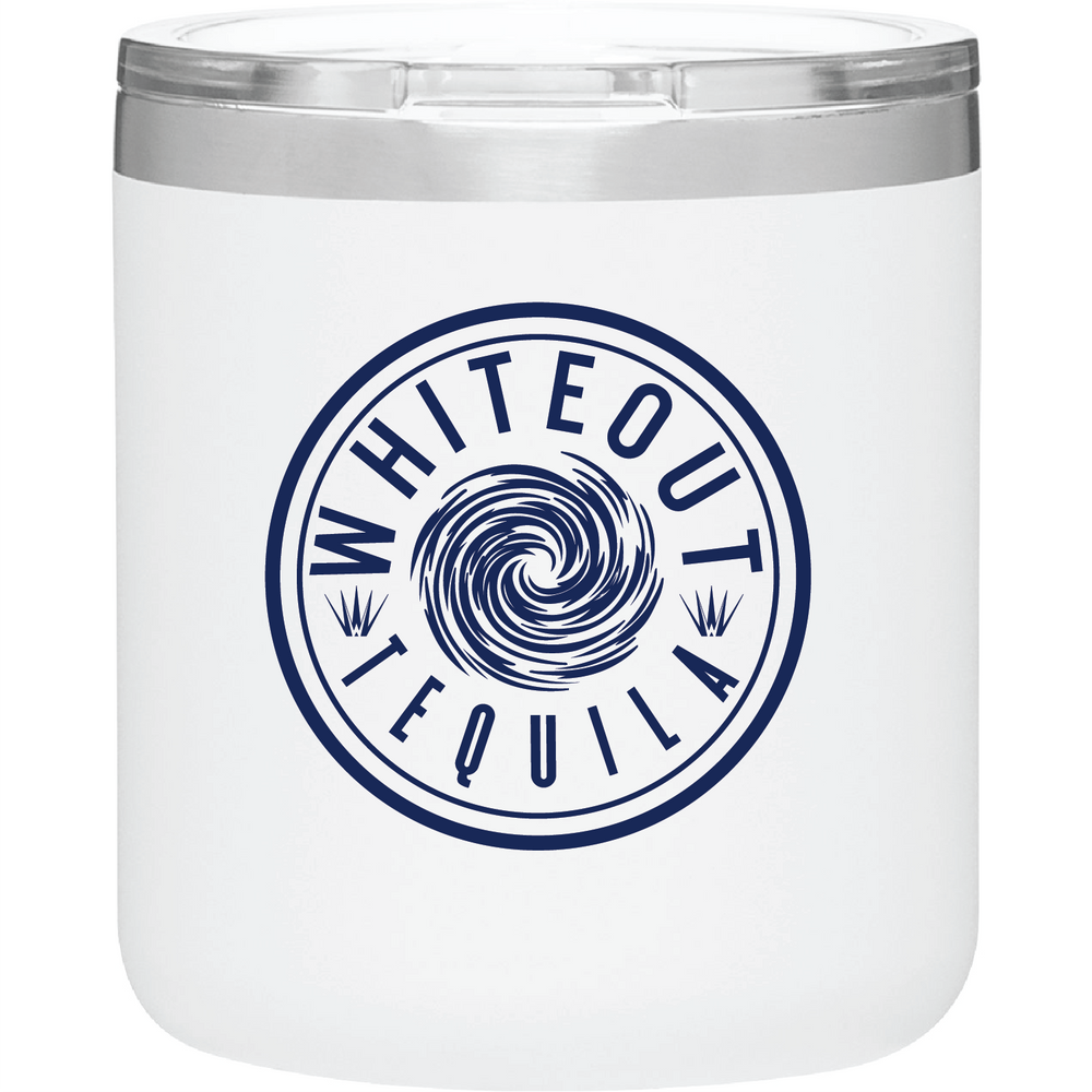 Stainless rocks glass Insulated 12oz with Lid