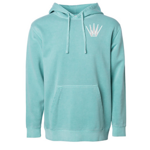 White Out Tequila French Terry Hoodie - Fresh Pour Mint