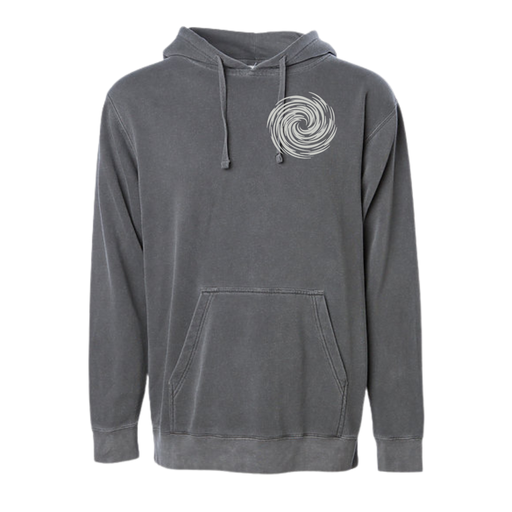 White Out Tequila French Terry Hoodie - Agave Charcoal