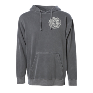 White Out Tequila French Terry Hoodie - Agave Charcoal