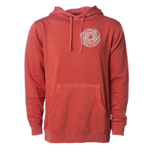 White Out Tequila French Terry Hoodie - Añejo Rust