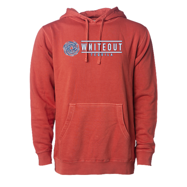 White Out Tequila French Terry Hoodie - Añejo Rust