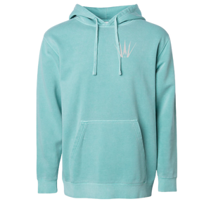 White Out Tequila French Terry Hoodie - Fresh Pour Mint
