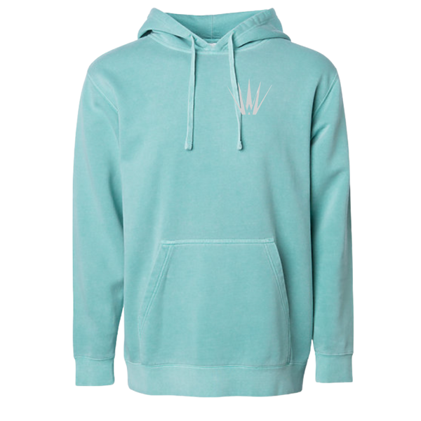 White Out Tequila French Terry Hoodie - Fresh Pour Mint