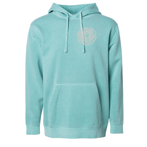 White Out Tequila French Terry Hoodie - Fresh Pour Mint