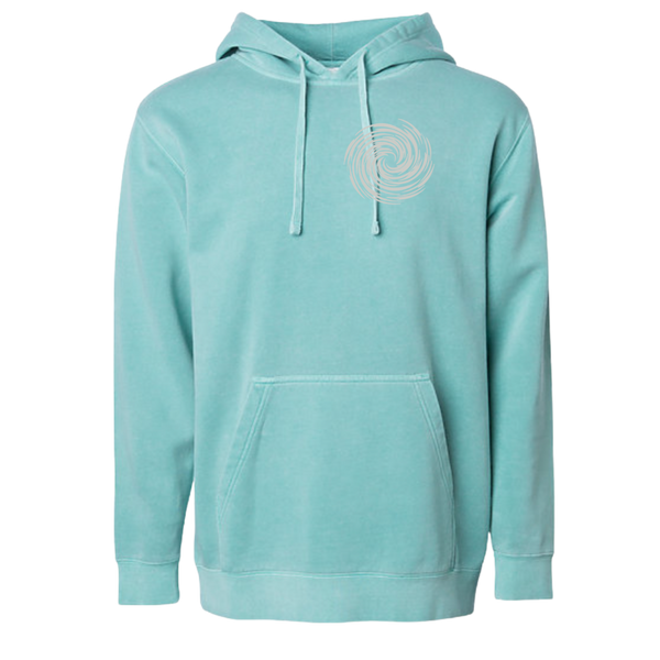 White Out Tequila French Terry Hoodie - Fresh Pour Mint