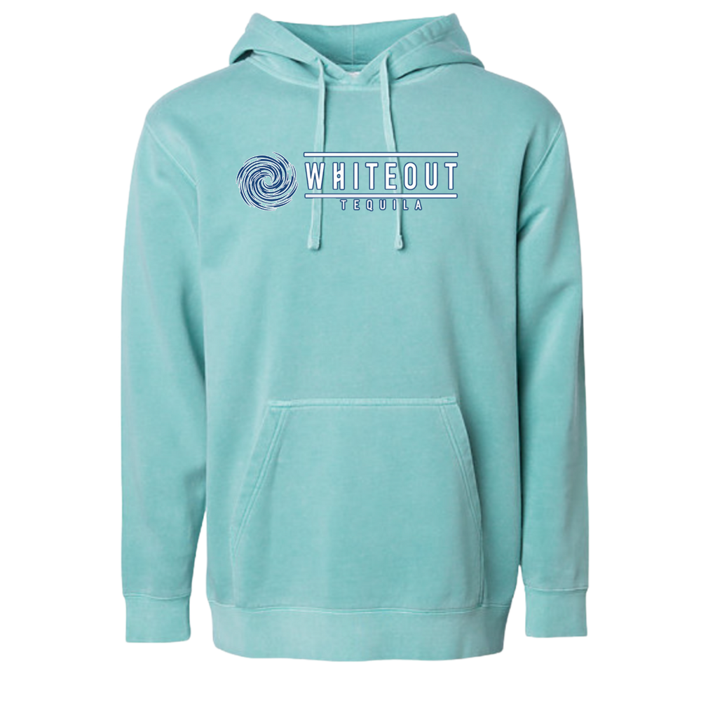 White Out Tequila French Terry Hoodie - Fresh Pour Mint