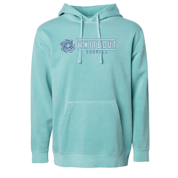 White Out Tequila French Terry Hoodie - Fresh Pour Mint