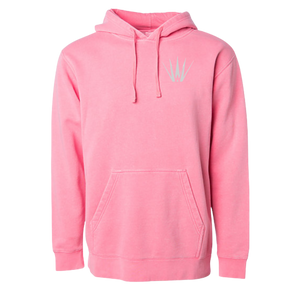 White Out Tequila French Terry Hoodie - Pink Blush Agave