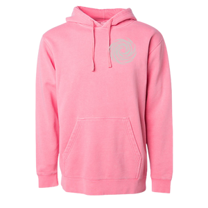 White Out Tequila French Terry Hoodie - Pink Blush Agave