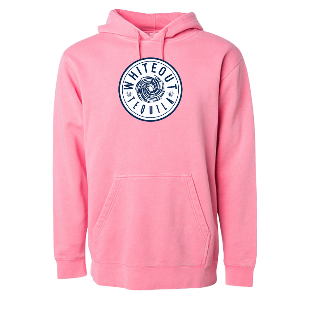 White Out Tequila French Terry Hoodie - Pink Blush Agave