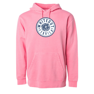 White Out Tequila French Terry Hoodie - Pink Blush Agave