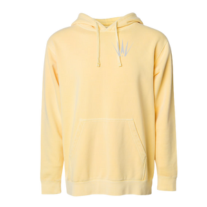 White Out Tequila French Terry Hoodie - Sunrise Gold