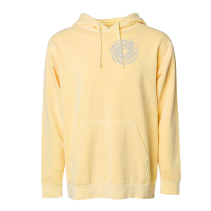 White Out Tequila French Terry Hoodie - Sunrise Gold