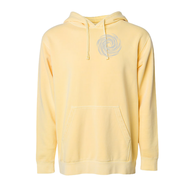 White Out Tequila French Terry Hoodie - Sunrise Gold