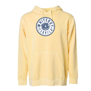 White Out Tequila French Terry Hoodie - Sunrise Gold