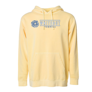 White Out Tequila French Terry Hoodie - Sunrise Gold