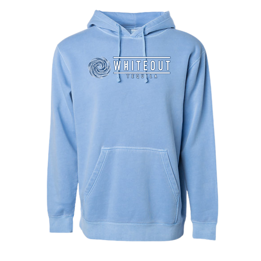 White Out Tequila French Terry Hoodie - True Blue Spirit