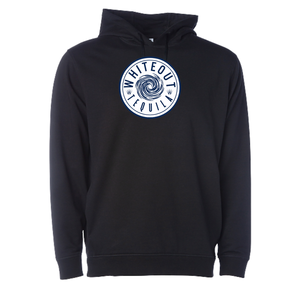 White Out Tequila Performance Hoodie - Blackout Black