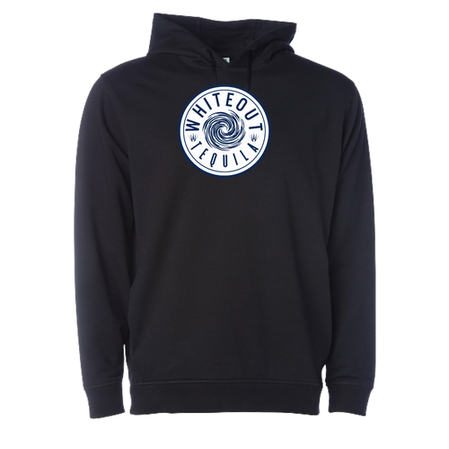 White Out Tequila Performance Hoodie - Blackout Black