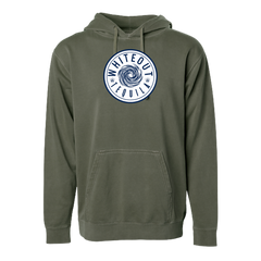 White Out Tequila French Terry Hoodie - Agave Grove Olive