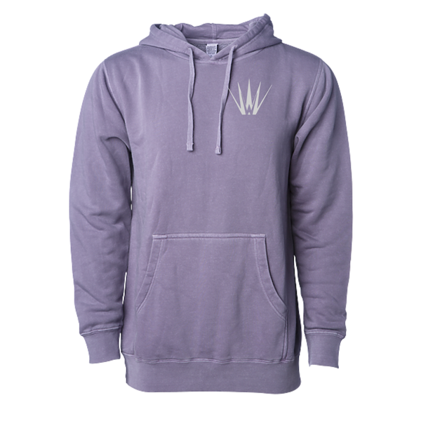 White Out Tequila French Terry Hoodie - Lavender Spirit Bloom