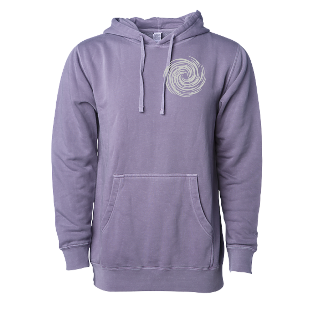 White Out Tequila French Terry Hoodie - Lavender Spirit Bloom
