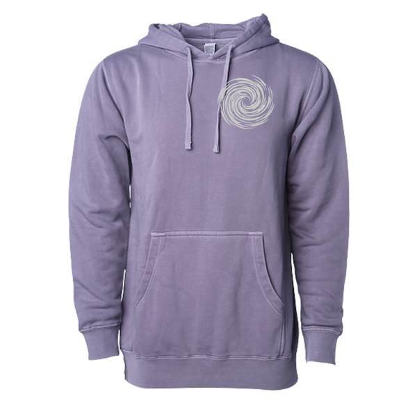 White Out Tequila French Terry Hoodie - Lavender Spirit Bloom