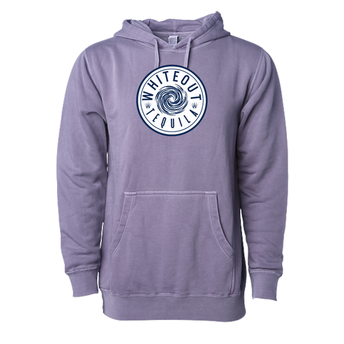 White Out Tequila French Terry Hoodie - Lavender Spirit Bloom