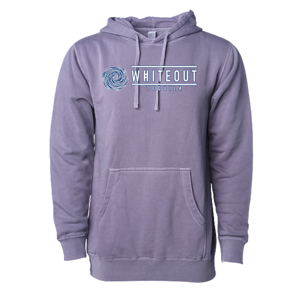 White Out Tequila French Terry Hoodie - Lavender Spirit Bloom