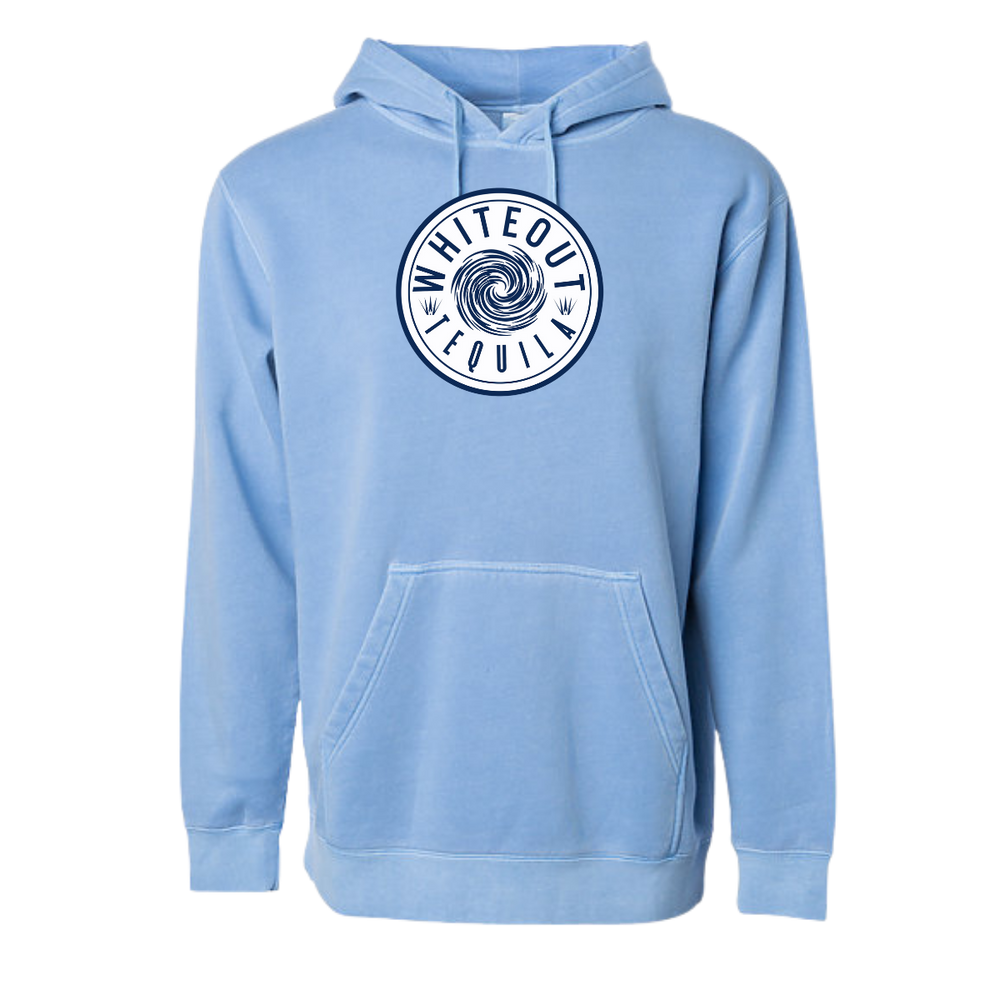 White Out Tequila French Terry Hoodie - True Blue Spirit