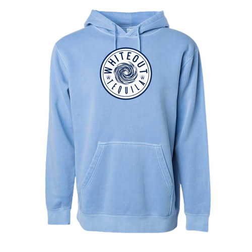White Out Tequila French Terry Hoodie - True Blue Spirit